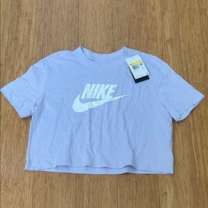 Nike Lavender Cropped Tee